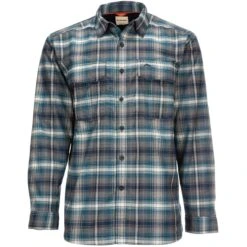 Men's ColdWeather Long Sleeve Shirt 9 Men's ColdWeather Long Sleeve Shirt -Patagonia Clothing Shop 10777 197 coldweather ls shirt atlantis steel plaid f21 front