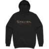 Men's Simms Logo Hoody 2 Men's Simms Logo Hoody -Patagonia Clothing Shop 13456 001 Simms Woodland Logo Hoody Black Front