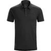 Arcteryx Men's Captive Short Sleeve Polo -Patagonia Clothing Shop 14450 Captive Polo Shirt SS M Black S20