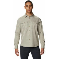 Mountain Hardwear Men's Canyon Long Sleeve Shirt -Patagonia Clothing Shop 1648751 103 f conversion1 1