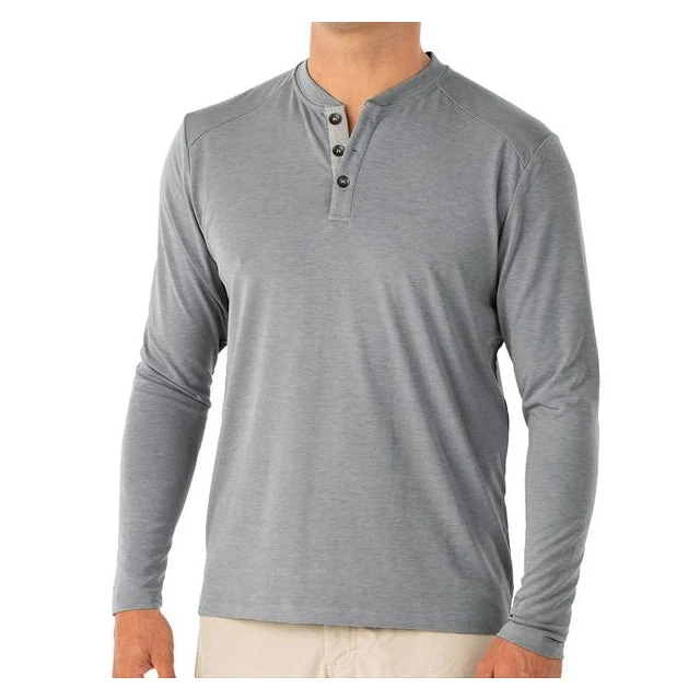 Men's Bamboo Flex Henley 5 Men's Bamboo Flex Henley - Image 3