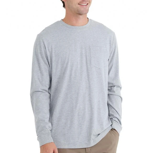 Men's Bamboo Heritage Pocket Long Sleeve 4 Men's Bamboo Heritage Pocket Long Sleeve - Image 2