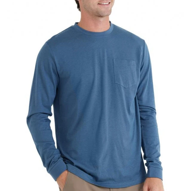 Men's Bamboo Heritage Pocket Long Sleeve 3 Men's Bamboo Heritage Pocket Long Sleeve