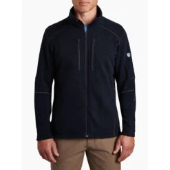 KUHL Men's Interceptr Fleece Jacket 11 KUHL Men's Interceptr Fleece Jacket -Patagonia Clothing Shop 3183 Interceptr FZ Mutiny Blue Front