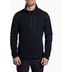 KUHL Men's Interceptr 1/4 Zip 9 KUHL Men's Interceptr 1/4 Zip -Patagonia Clothing Shop 3185 Interceptr Qtr Zip Mutiny Blue Front