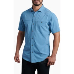 KUHL Men's Optimizr Short Sleeve 11 KUHL Men's Optimizr Short Sleeve -Patagonia Clothing Shop 7316 Optimizer SS Marin Blue Front 1