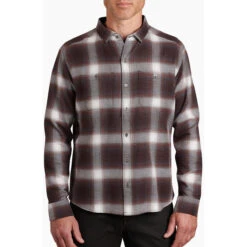 KUHL Men's Law Flannel Long Sleeve -Patagonia Clothing Shop 7373 law flannel ls deep mahogany front pdp photo 3b454f2f 5d97 4e5e 8bf9 23db1fe5cf76 1