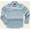 Men's H Bar B Longsleeve 2 Men's H Bar B Longsleeve -Patagonia Clothing Shop F20 HbarB Tech LS Tidal Stripe Sterling Blue Flat