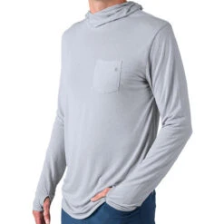 Men's Bamboo Lightweight Hoodie 31 Men's Bamboo Lightweight Hoodie -Patagonia Clothing Shop M LWHoody AspenGrey 1 2