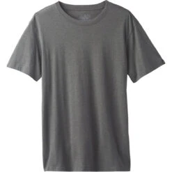 Men's PrAna Crew T-Shirt 10 Men's PrAna Crew T-Shirt -Patagonia Clothing Shop M1CREW114 CHARCOALHEATHER ALT 9