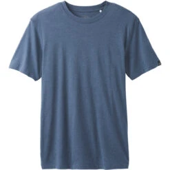 Men's PrAna Crew T-Shirt 11 Men's PrAna Crew T-Shirt -Patagonia Clothing Shop M1CREW114 DENIMHEATHER ALT 9