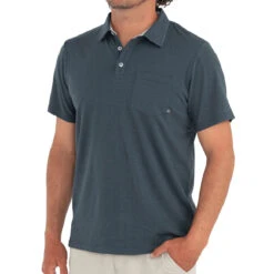 Men's Bamboo Heritage Polo 14 Men's Bamboo Heritage Polo -Patagonia Clothing Shop MHP 101 P 1