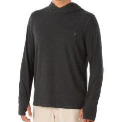 Men's Bamboo Crossover Hoody -Patagonia Clothing Shop M CrossoverHoody HBlack 1