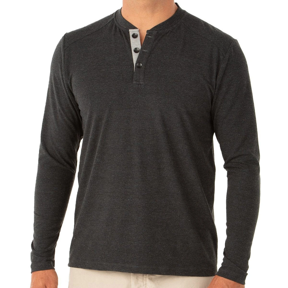 Men's Bamboo Flex Henley 8 Men's Bamboo Flex Henley - Image 6