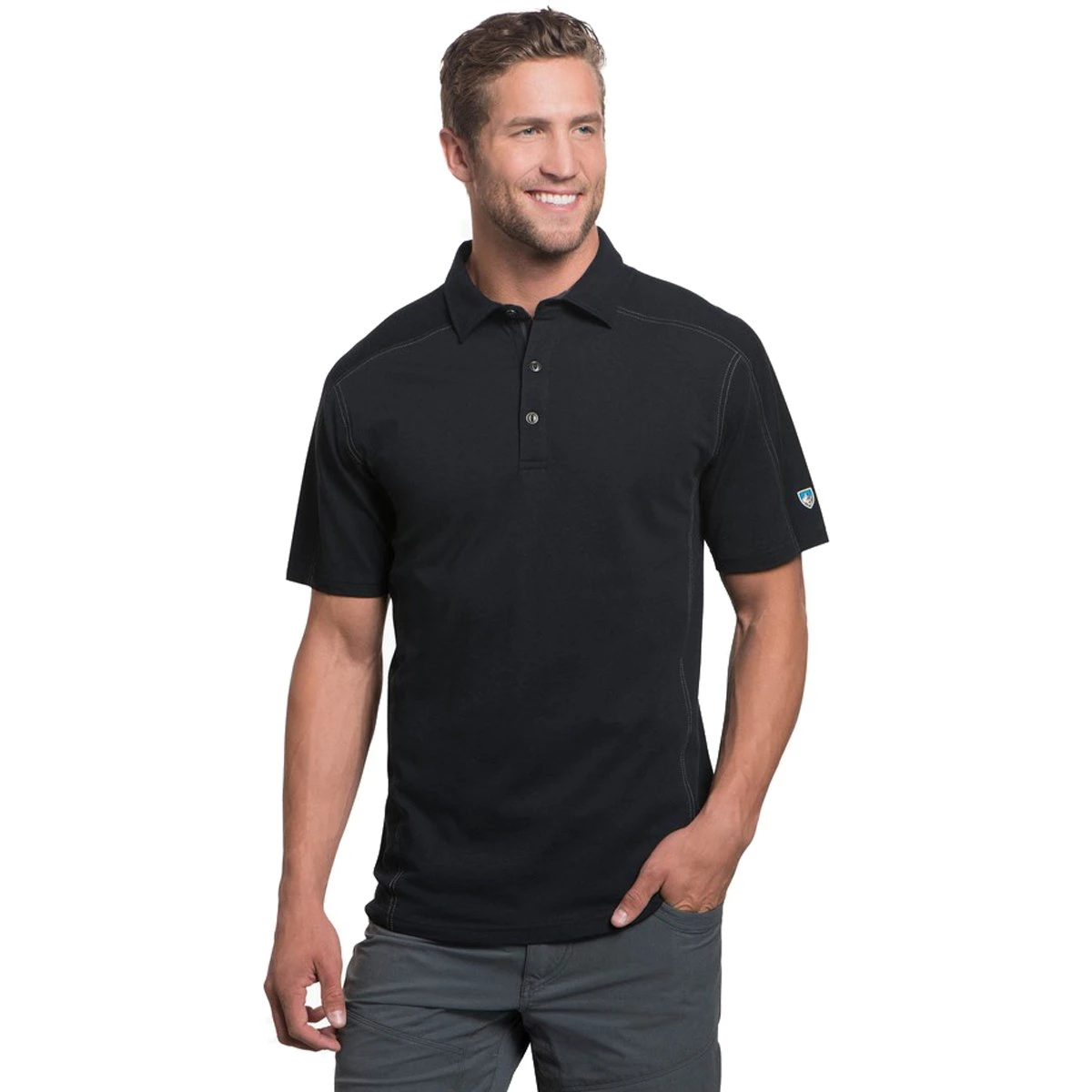 KUHL Men's Wayfarer Short Sleeve Polo Shirt 4 KUHL Men's Wayfarer Short Sleeve Polo Shirt - Image 2
