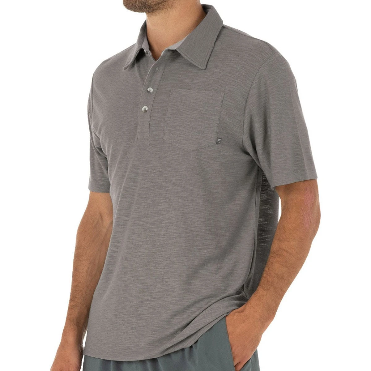 Men's Bamboo Slub Polo 4 Men's Bamboo Slub Polo - Image 2
