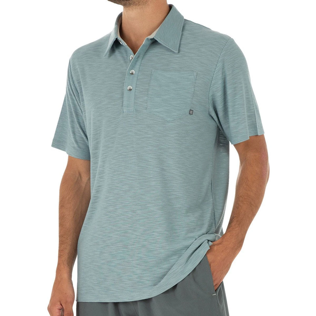 Men's Bamboo Slub Polo 3 Men's Bamboo Slub Polo