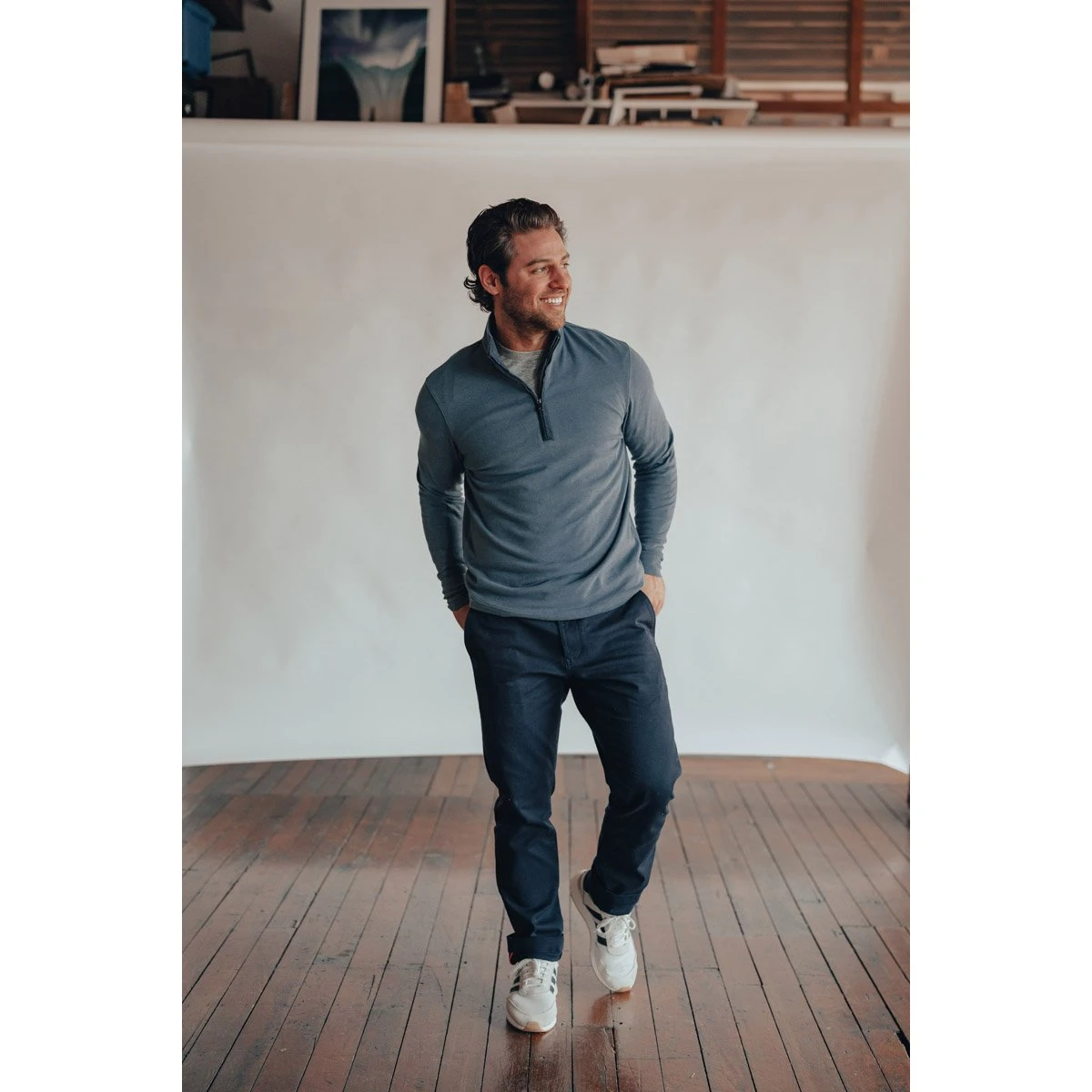 Men's Puremeso Quarter Zip Pullover 4 Men's Puremeso Quarter Zip Pullover - Image 2