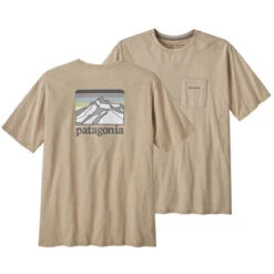 Patagonia Men's Line Logo Ridge Pocket Responsibili-Tee 16 Patagonia Men's Line Logo Ridge Pocket Responsibili-Tee -Patagonia Clothing Shop POS WBS23 38511 ORTN 1