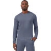 On Running Men's Crew Neck 1 On Running Men's Crew Neck -Patagonia Clothing Shop Small PNG SS21 Crewneck Dark M Pack Shot 1 1