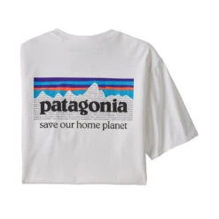 Patagonia Men's P-6 Mission Organic T-Shirt -Patagonia Clothing Shop WBF21 37529 WHI