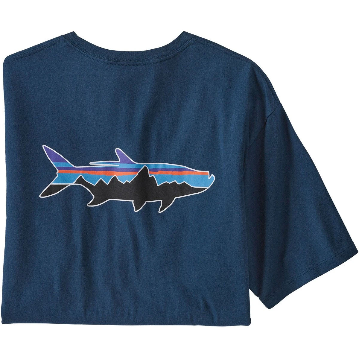 Patagonia Men's Fitz Roy Fish Organic T-Shirt 4 Patagonia Men's Fitz Roy Fish Organic T-Shirt - Image 2