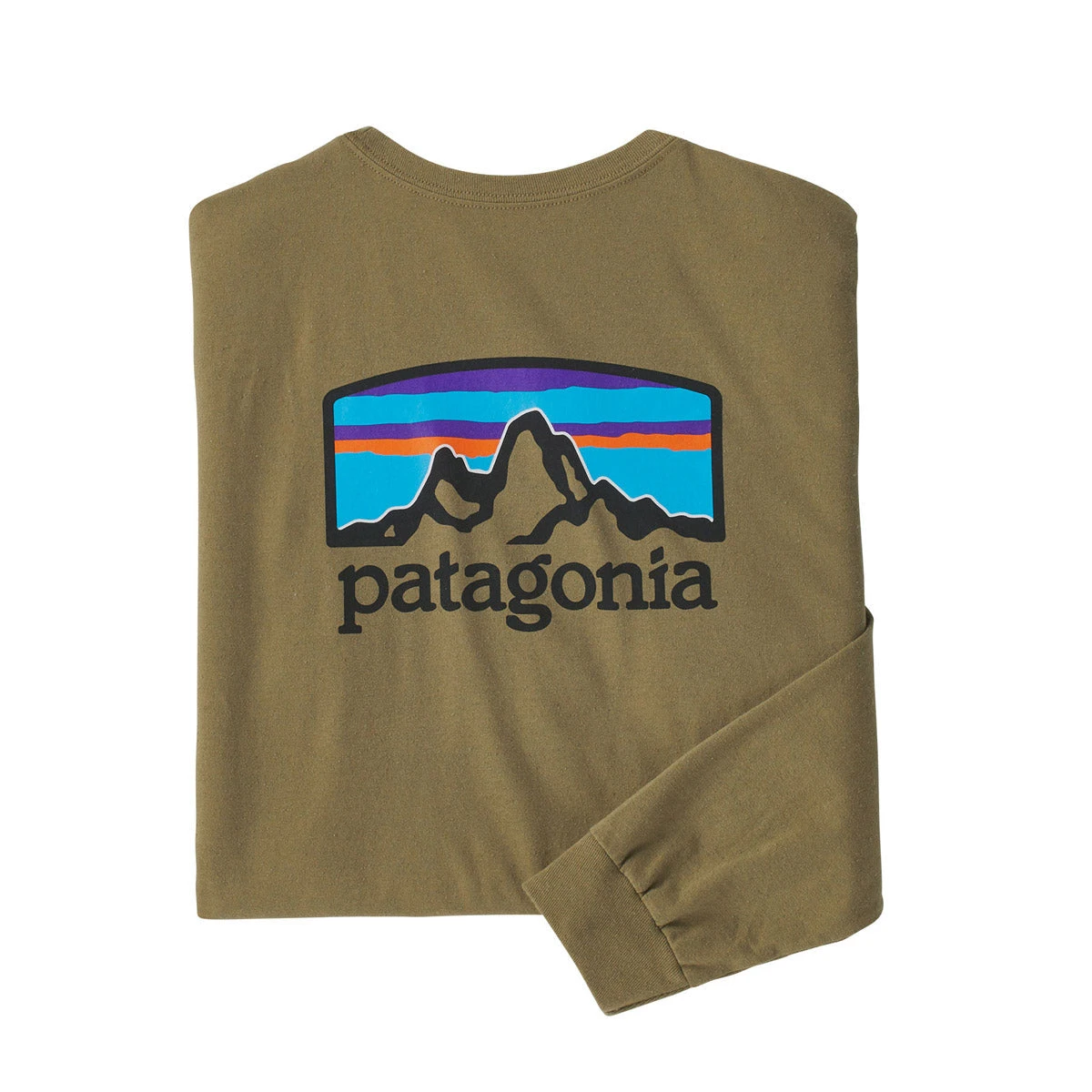 Patagonia Men's Long-Sleeved Fitz Roy Horizons Responsibili-Tee 6 Patagonia Men's Long-Sleeved Fitz Roy Horizons Responsibili-Tee - Image 4