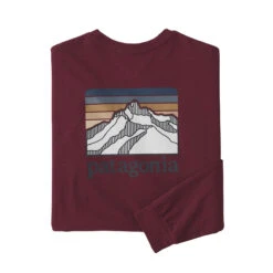 Patagonia Men's Long-Sleeved Line Logo Ridge Responsibili-Tee -Patagonia Clothing Shop WBF22 38517 SEQR 1