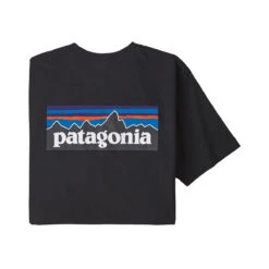 Patagonia Men's P-6 Logo Responsibili-Tee 21 Patagonia Men's P-6 Logo Responsibili-Tee -Patagonia Clothing Shop WBS20 38504 BLK