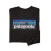 Patagonia Men's Long-Sleeved P-6 Logo Responsibili-Tee 1 Patagonia Men's Long-Sleeved P-6 Logo Responsibili-Tee -Patagonia Clothing Shop WBS20 38518 BLK