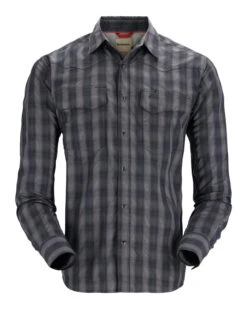 Men's Big Sky Long Sleeve Fishing Shirt -Patagonia Clothing Shop big sky black