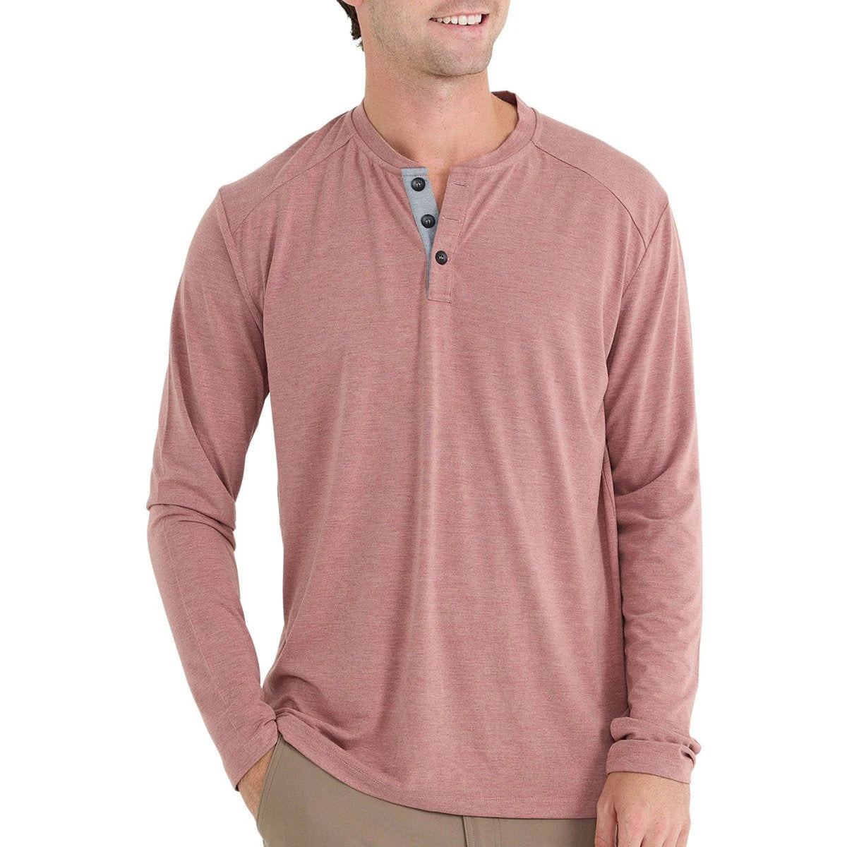 Men's Bamboo Flex Henley 11 Men's Bamboo Flex Henley - Image 9