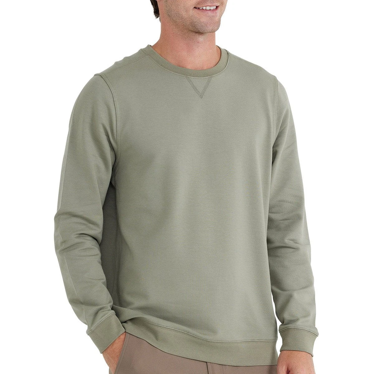 Men's Bamboo Heritage Fleece Crew 7 Men's Bamboo Heritage Fleece Crew - Image 5