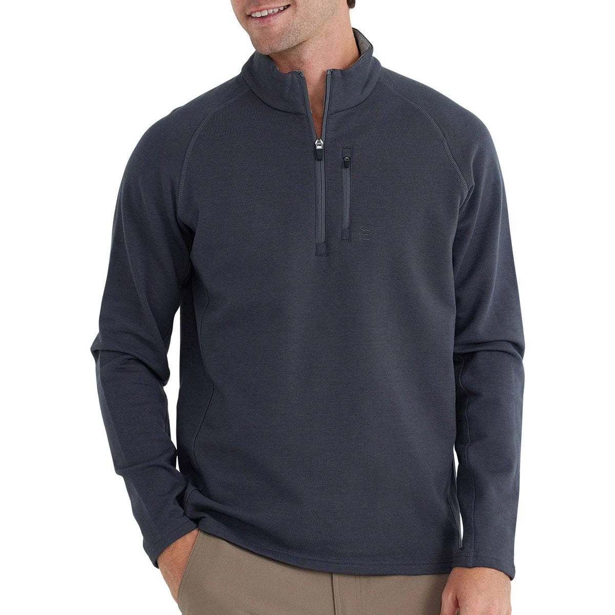 Men's Bamboo Heritage Fleece Quarter Zip 3 Men's Bamboo Heritage Fleece Quarter Zip