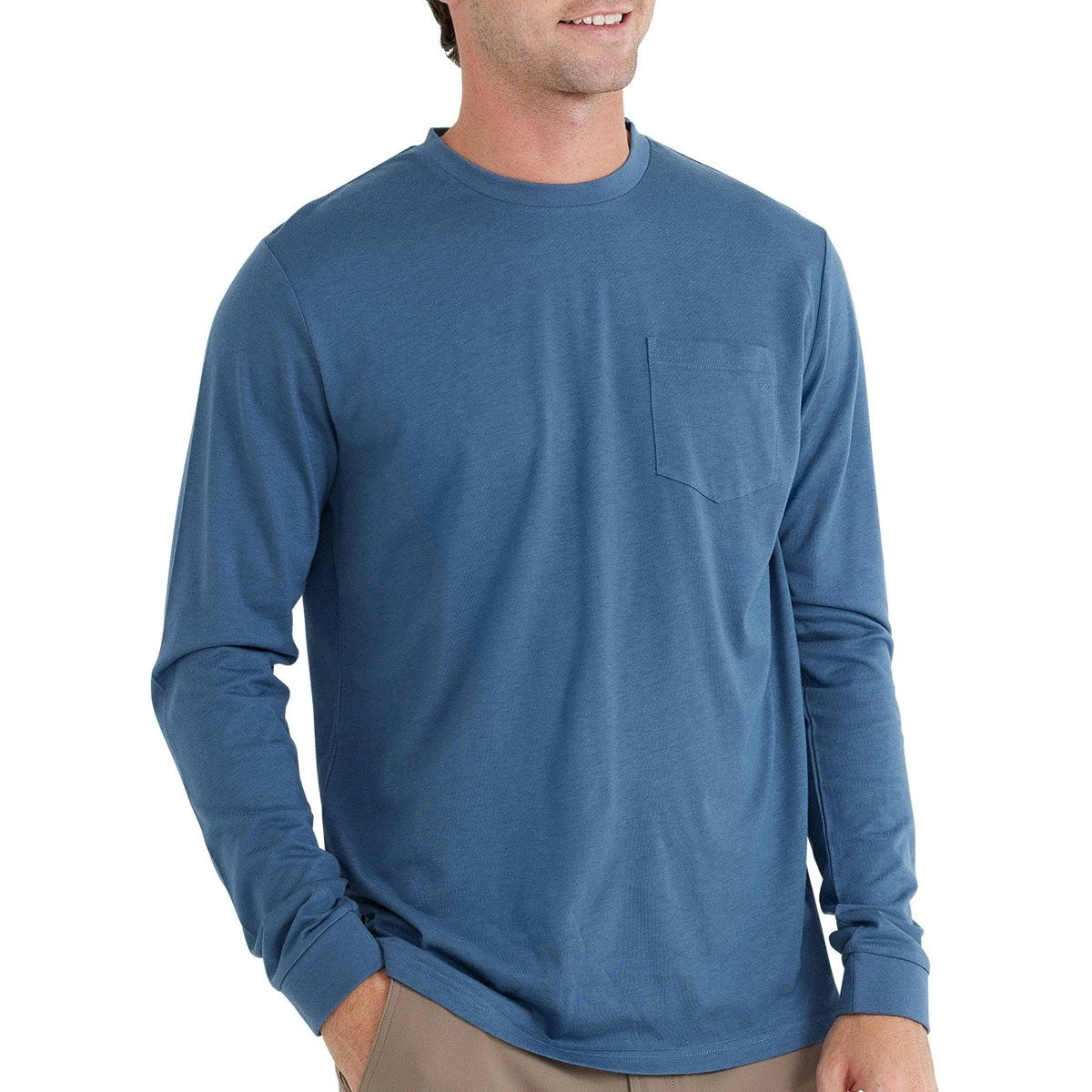 Men's Bamboo Heritage Pocket Long Sleeve 6 Men's Bamboo Heritage Pocket Long Sleeve - Image 4