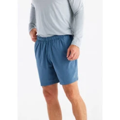 Men's Lined Breeze Short - 7.5" 20 Men's Lined Breeze Short - 7.5" -Patagonia Clothing Shop lined breeze short pacific blue men 1 4