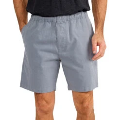 Men's Stretch Canvas Short - 7" -Patagonia Clothing Shop sp22 stretch canvas short 7in slate men bottom 1